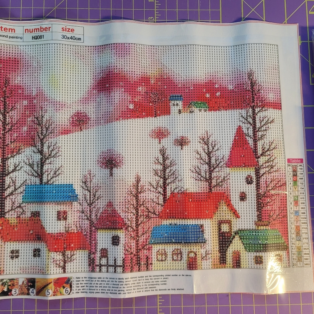 Holiday Diamond Art Kit 11" x 15"